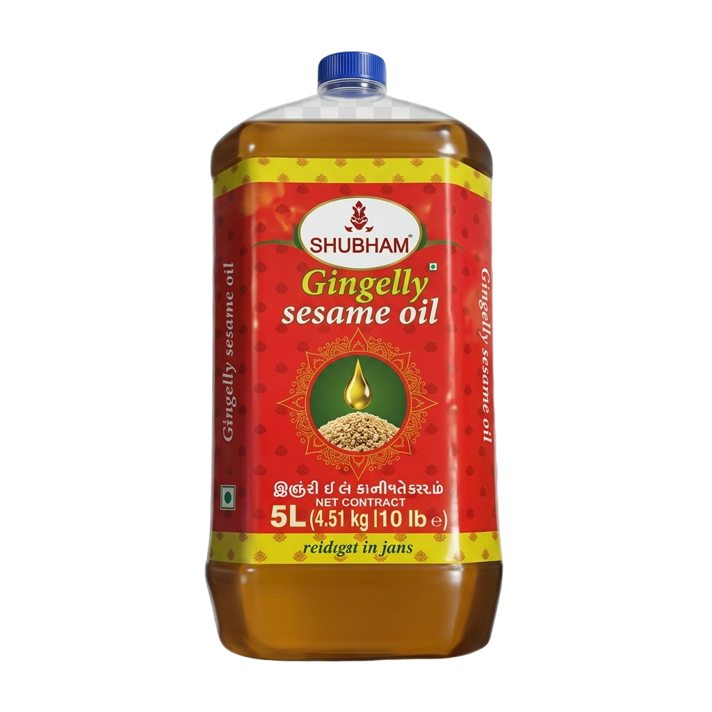 Shubham Gingelly Sesame Oil 5 ltr buy online USA - 1